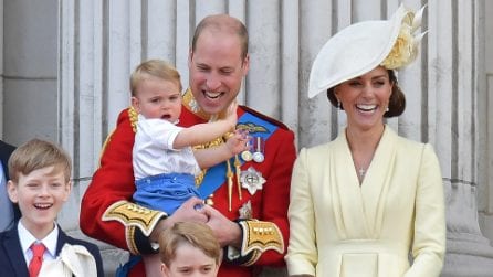 William e Kate con i Royal Baby al Trooping The Colour 2019