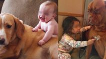 Le 13 foto che ti dimostrano quanto animali e bambini siano affiatati