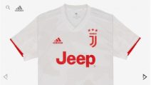 Juventus, le immagini della seconda maglia bianca e rossa per il 2019/2020