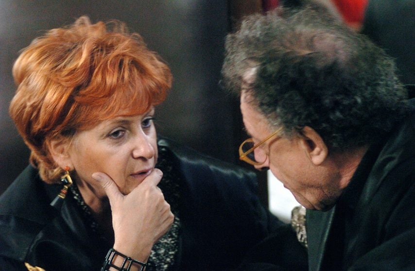 Ilda Boccassini e Gherardo Colombo in aula nel 2004