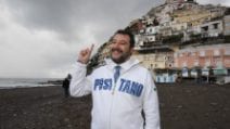 Matteo Salvini a Positano