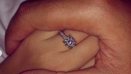 L'anello di fidanzamento di Elettra Lamborghini