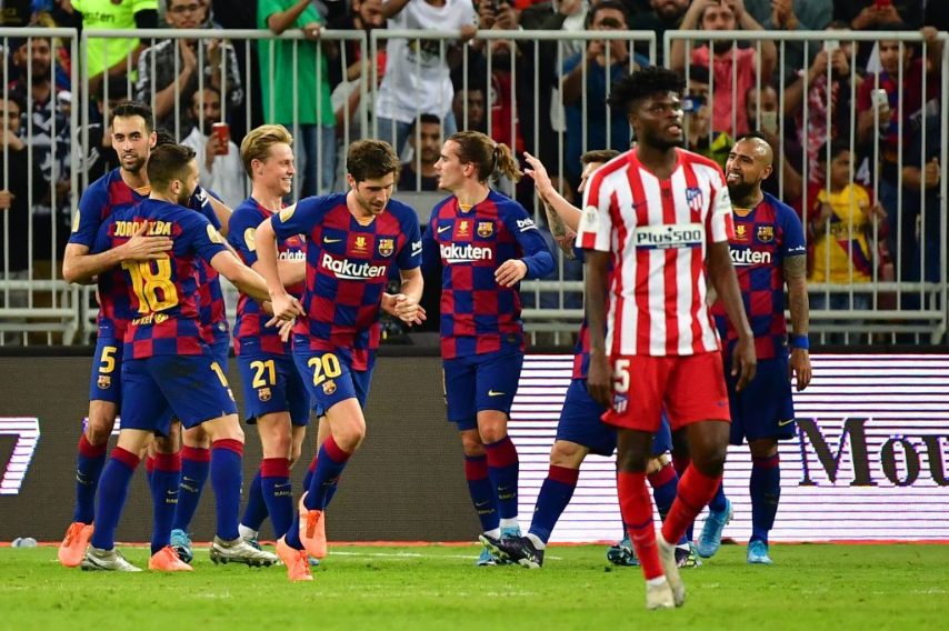 Supercoppa di Spagna, le immagini di Barcellona-Atletico ...