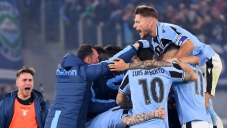Serie A 2019/2020, le immagini di Lazio-Inter
