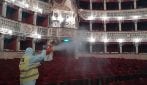 Teatro San Carlo sanificato contro Coronavirus