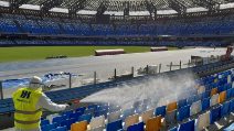 Stadio San Paolo igienizzato dalla NapoliServizi per Coronavirus