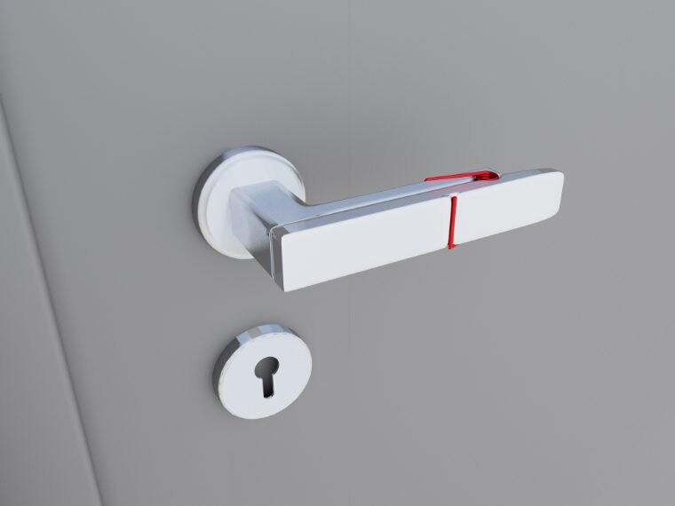 La maniglia della porta, è a volte utilizzata al di là della sua funzione primaria di aprire e chiudere, per sostenere borse o altri oggetti, oppure come supporto per manifestare il desiderio o meno di essere disturbati, ecc... Spring prende spunto da questa osservazione e grazie all'inserimento di una molla posta tra due elementi , che ne costituiscono il corpo, la trasforma in una comoda molletta, per affiggere messaggi, lasciare regali, esibire oggetti....