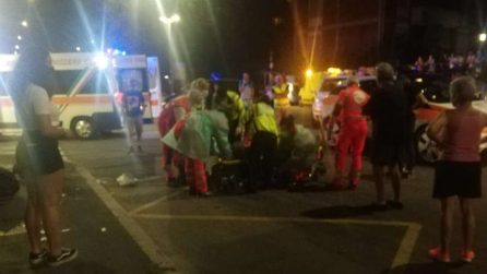 Milano, grave incidente tra una moto e un'auto: centauro portato in codice rosso in ospedale