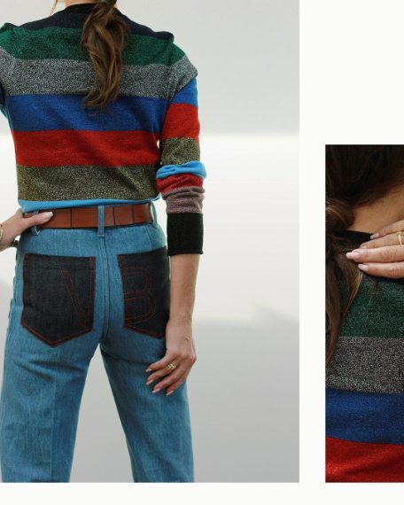 L'imprenditrice ha condiviso su Instagram alcuni scatti del "dietro le quinte" della sfilata, che la immortalano coi preziosi gioielli.