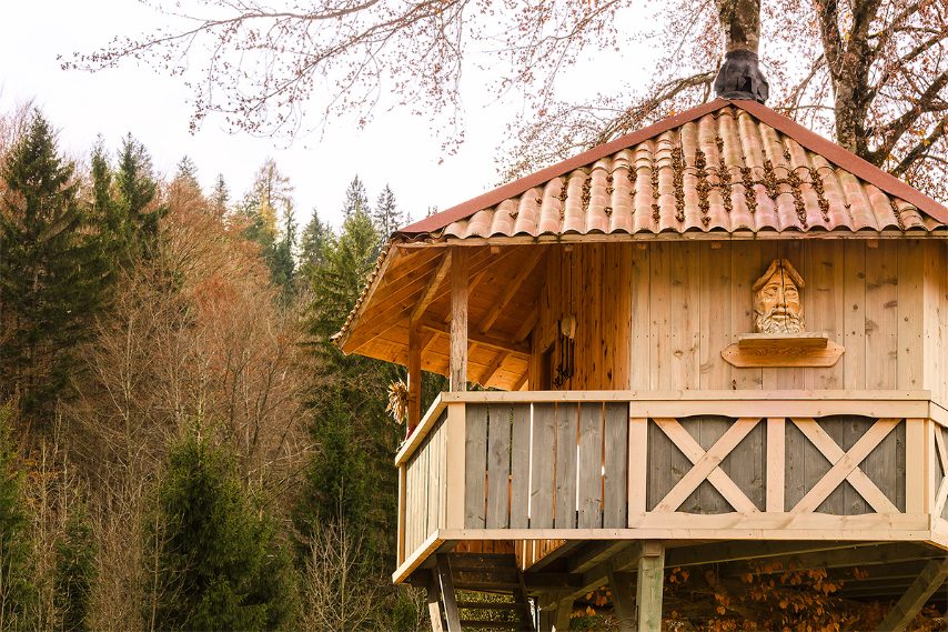 Casa sull’albero in Friuli-Venezia Giulia.