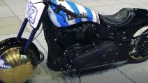 La motocicletta nel patrimonio di Maradon: una Harley Davidson Fat Bob 10