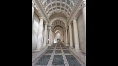 Palazzo Spada, l'illusione prospettica della Galleria del Borromini