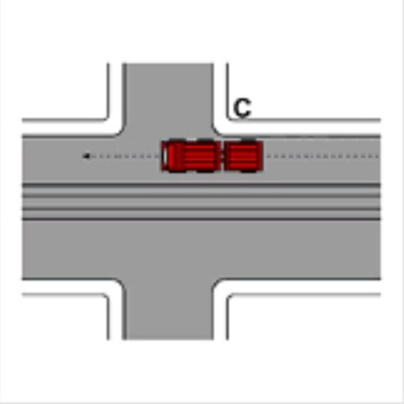 E infine il veicolo C