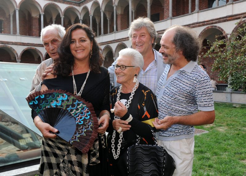 Angela Missoni, Ottavio Missoni, Rosita Missoni, Vittorio Missoni e Luca Missoni