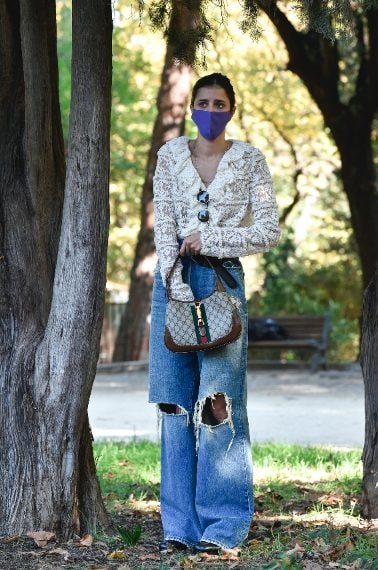 Benedetta Porcaroli in Gucci