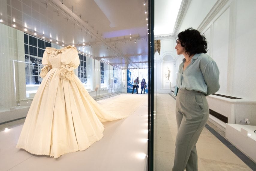 L'abito da sposa di Lady Diana