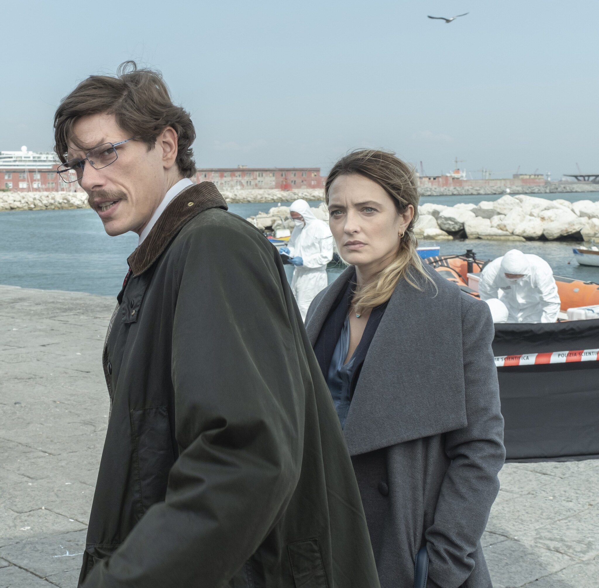Carolina Crescentini e Matteo Martari nel cast de I Bastardi di Pizzofalcone