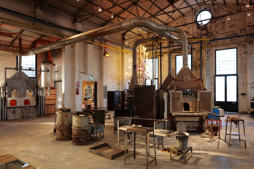 La fornace con gli antichi forni