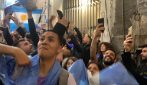 Argentina campione del mondo, a Napoli esplode la festa