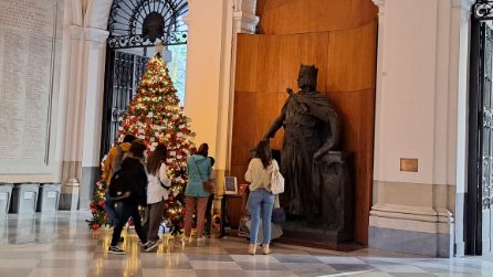 Napoli, centinaia di studenti lasciano letterine sull'Albero dei desideri