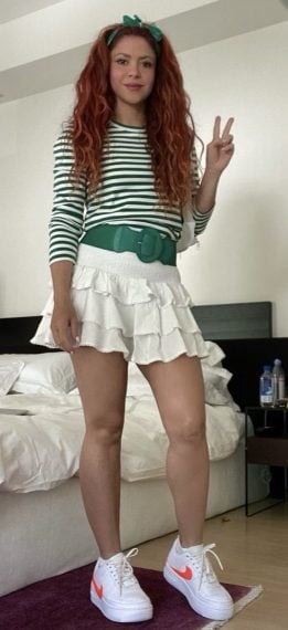 Shakira in camera da letto