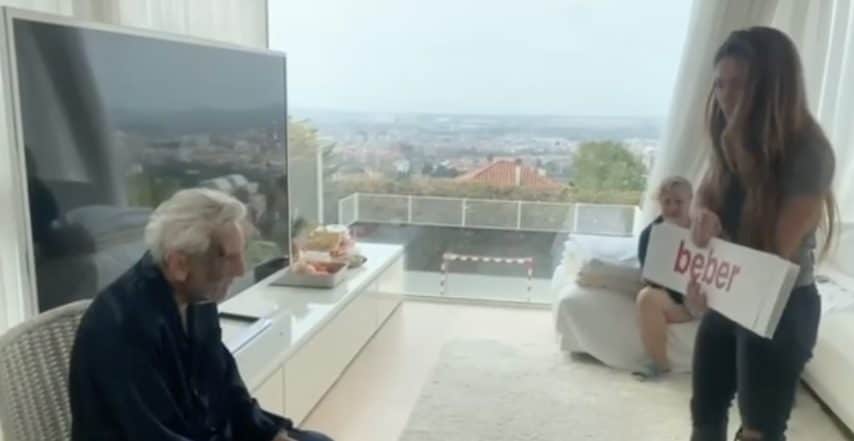 Il panorama dalla casa di Shakira