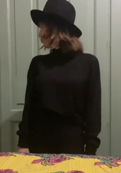 Tovaglie floreali in casa di Chiara Francini