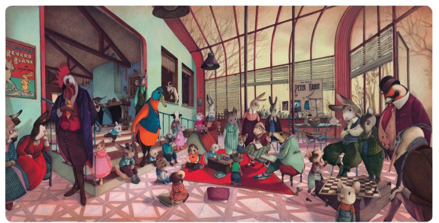 Illustrazione tratta da "Il libro delle ore felici di Jacominus Gainsborough"