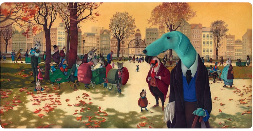 Illustrazione tratta da "Il libro delle ore felici di Jacominus Gainsborough"