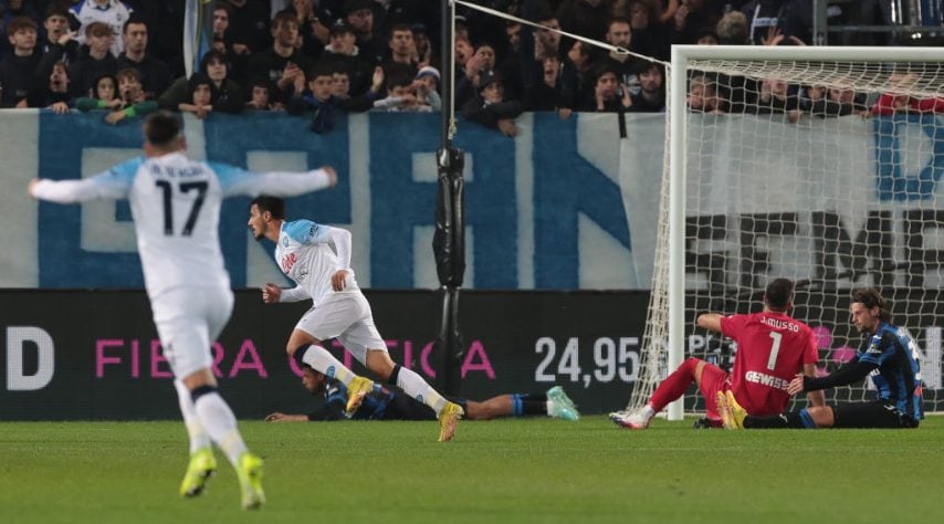 A Bergamo il Napoli ottiene un successo fondamentale. I partenopei ribaltano il risultato e si impongono per 2-1.