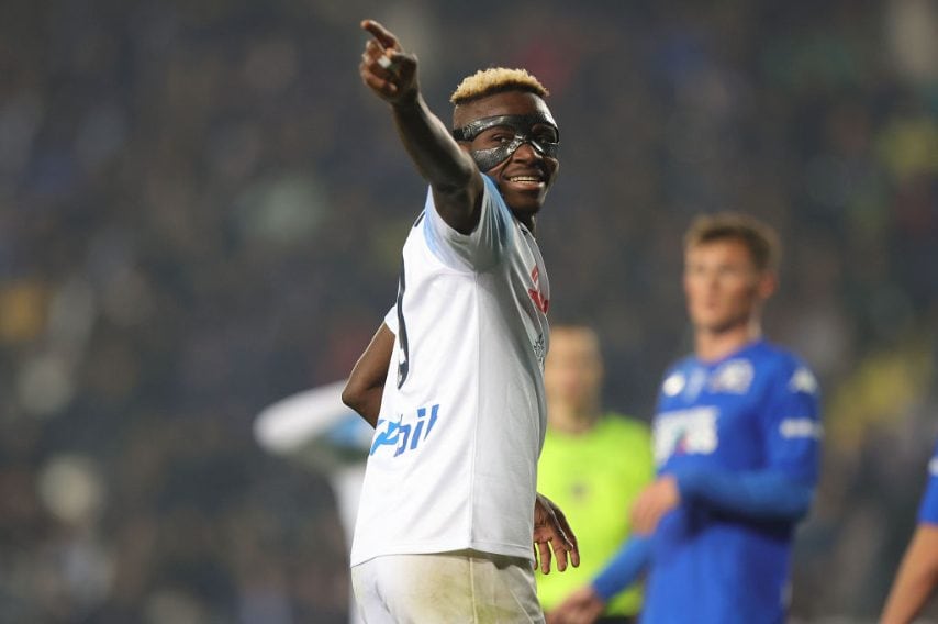 L'attaccante nigeriano timbra il cartellino in modo puntuale. Dopo l'autorete di Ismaijli c'è il gol del nigeriano.