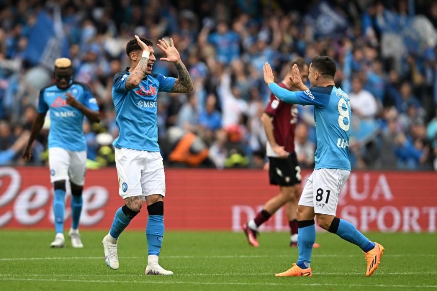 Per l'uruguagio è appena il secondo gol in campionato, non vale lo scudetto ma a modo suo è storico.