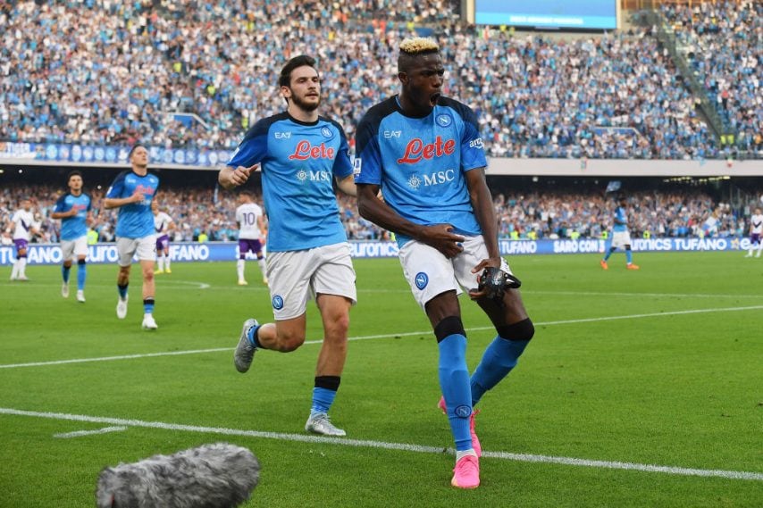 Sempre uniti i gemelli del gol del Napoli 2022-2023, che ha vinto lo scudetto.