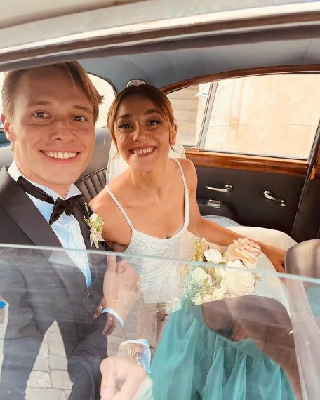 Timofej Andrijashenko in Giorgio Armani e Nicoletta Manni in Giorgio Armani Privé