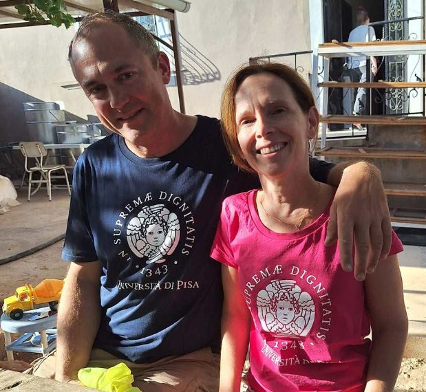 A sinistra Michael Blömer dell’università tedesca di Münster, a destra Margherita Facella dell’università di Pisa