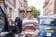 Bella Hadid con mocassini Gucci