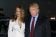 Melania Trump e Donald Trump nel 2001