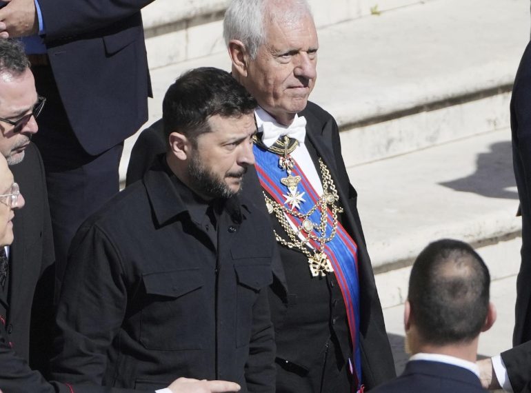 Il presidente ucraino Volodymyr Zelensky