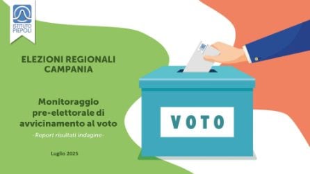 Sondaggio elettorale Campania dell'Istituto Piepoli su candidati e temi