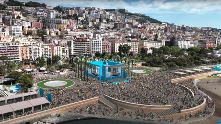 America's Cup a Napoli 2027: le immagini del village sul Lungomare