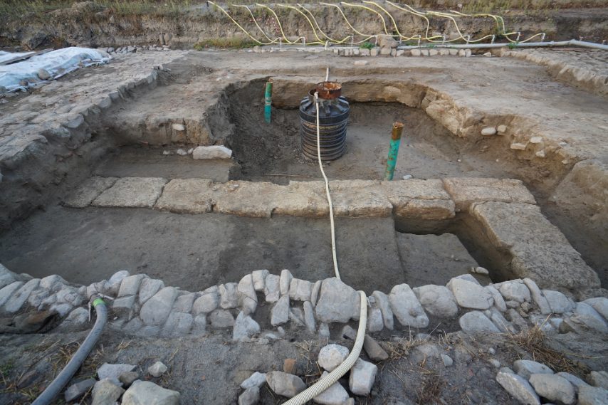 Parco archeologico di Sibari – Strutture di fondazione del tempio arcaico