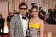 Leighton Meester in Miu Miu e Adam Jared Brody