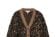 Cardigan animalier 