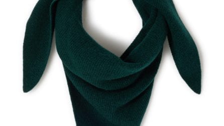 Triangle scraf, le sciarpe a triangolo più cool dell'inverno 2026