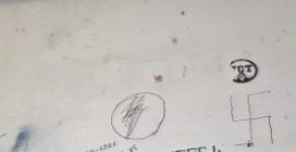 "Nazismo nostra fede", dopo la lista stupri nei bagni del Giulio Cesare svastiche e croci celtiche