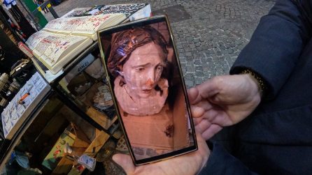Distrutta l'edicola della Madonna Palestinese a Napoli, era la protettrice dei bimbi vittime di guerra