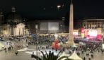 Referendum, il No non riempie piazza del Popolo: le foto della piazza dall’alto