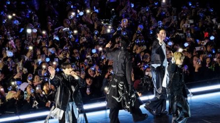 Le foto dei Bts in concerto a Gwanghwamun Square a Seoul