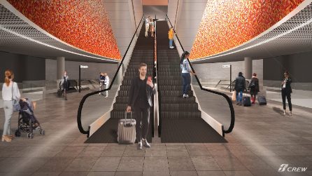 Metro Linea 10 di Napoli senza conducente, le nuove immagini delle stazioni