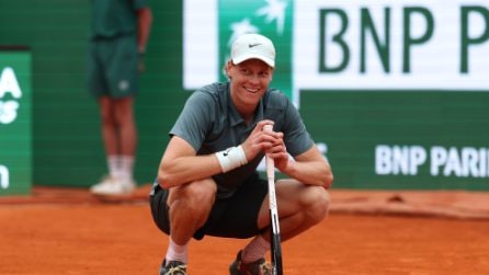 Tennis, le immagini di Sinner-Alcaraz: la finale di Monte Carlo